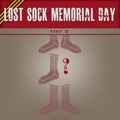 Lost Sock Memorial Day Royalty Free Stock Photo