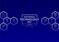 Poster for National Technology Day Royalty Free Stock Photo