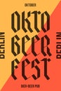 Poster for Oktoberfest festival