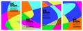 colorful abstract flat background for banner, poster, template, brochure, design, website, product