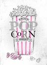Poster popcorn sweet