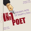 Poster Random Acts of Poetry Day