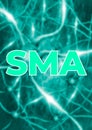 Poster Spinal Muscular Atrophy SMA, a neurodegenerative disease