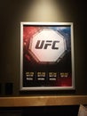 Poster of UFC Events from Buffalo Wild Wings