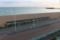 Posters along Madeira Drive of people campaigning to save Marine Terrace.