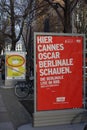 Posters of 70th Berlinale - Berlin International Film Festival 2020 Royalty Free Stock Photo