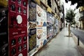 Posters on a wall in Sevilla, Spain