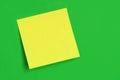 Postit Note on Green Royalty Free Stock Photo