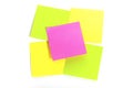 Postit for reminder note Royalty Free Stock Photo