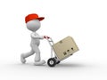 Postman. Royalty Free Stock Photo