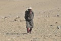 Postman from Korzok village 4,595 m who crosses the Tso Moriri plateau