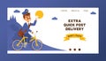 Postman vector landing web page mailman delivers mails in postbox or mailbox and post character mailed backdrop