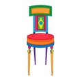 Postmodern chair Directoire beautiful doodle