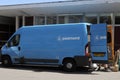 POSTNORD DELIVERY VAN AND MAN