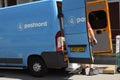 POSTNORD DELIVERY VAN AND MAN