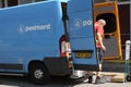 POSTNORD DELIVERY VAN AND MAN