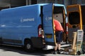 POSTNORD DELIVERY VAN AND MAN