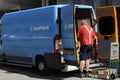 POSTNORD DELIVERY VAN AND MAN