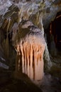 Postojna Cave Slowenien Stalactite under the Earh