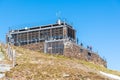 Postovna building on Snezka summit in Giant Mountains, Czech: Krkonose. The highest mountain of Czech Republic