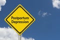 Postpartum Depression Warning Sign Royalty Free Stock Photo