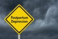 Postpartum Depression Warning Sign Royalty Free Stock Photo