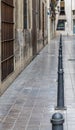 Posts in Spanish Alley Royalty Free Stock Photo