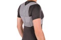 Posture Corrector isolated on white. Orthopedic lumbar support products. Lumbar Support Belts For Back Clavicle Spine