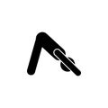 posture, man icon. Element of yoga icons. Premium quality graphic design icon. Signs and symbols collection icon for websites, web Royalty Free Stock Photo