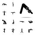 posture, man icon. yoga icons universal set for web and mobile Royalty Free Stock Photo