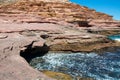 Pot Alley in Kalbarri Royalty Free Stock Photo