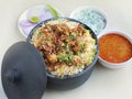 Hyderabad Deccani cuisine Pot biryani Royalty Free Stock Photo