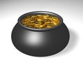 Pot of Gold Royalty Free Stock Photo