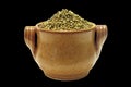Pot of gold isolated Royalty Free Stock Photo