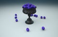 Pot plums 3D photo