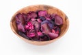 Pot Pourri in a bowl isolated