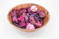 Pot Pourri in a bowl isolated