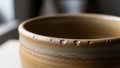 The pot s surface details emphasizing its rustic and organic Royalty Free Stock Photo