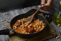 Potaje de garbanzos, spanish chickpeas stew