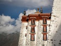 Outside Potala Palace unesco world heritage site, Llasa, Tibet, China Royalty Free Stock Photo