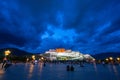 The Potala Palace, the holy place of Tibetan Buddhism at night