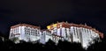 Potala Palace at night Royalty Free Stock Photo