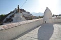 Potala palace and street in Tibet