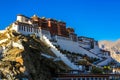 The Potala Palace in the rising sun Royalty Free Stock Photo