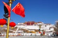 Potala Palace with Waving Flag