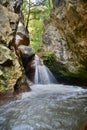 Potami falls. Samos island. Greece Royalty Free Stock Photo