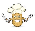 Potato - angry Royalty Free Stock Photo