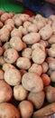 Potato In The Bazzar Market