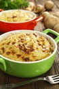 Potato casserole with meat Royalty Free Stock Photo