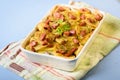 Potato casserole with sausage Royalty Free Stock Photo